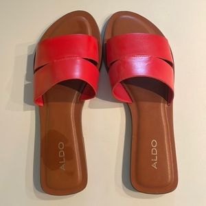 Red Aldo Sandals